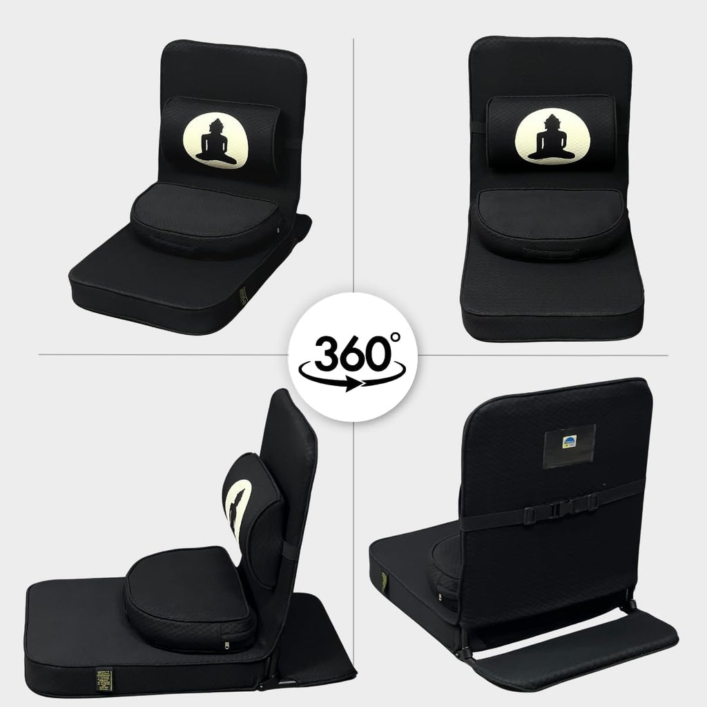 4-in-1 Ergonomic Folding Meditation Chair