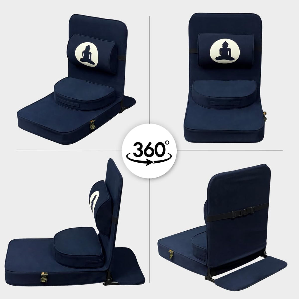 4-in-1 Folding Ergonomic Meditation Chair