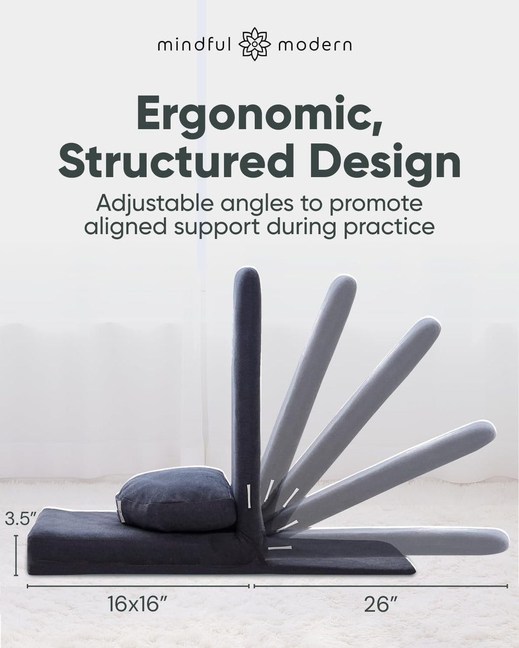 Folding Meditation Chair with Cushion