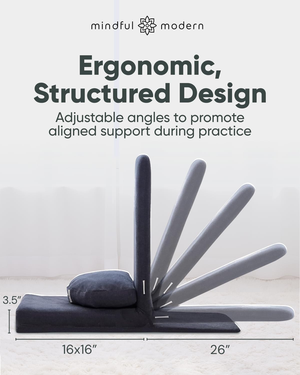 Folding Meditation Chair with Cushion