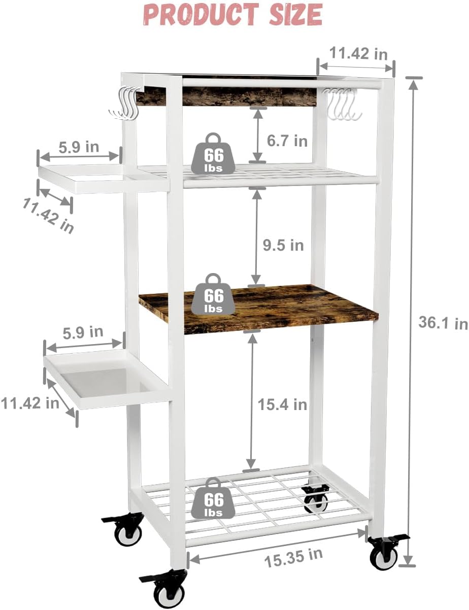 3-Tier Wheeled Yoga Mat Rack
