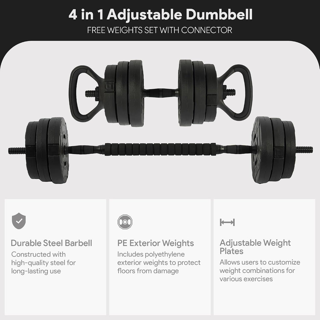 Multi-Functional Convertible Dumbbell Weight Set
