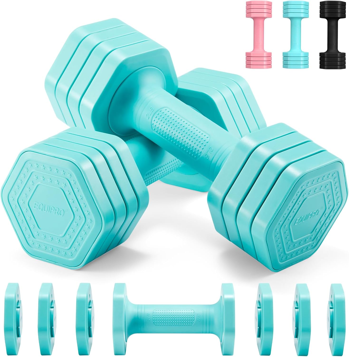 4-in-1 Soft Handle Dumbbell Set