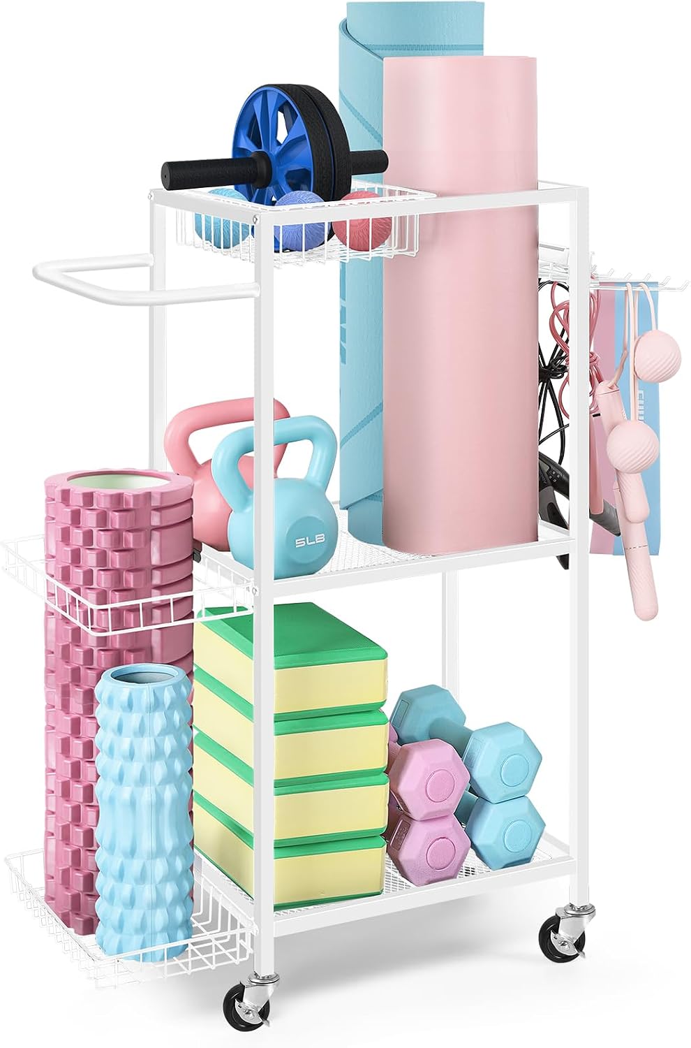 Metal Yoga Mat Storage Rack