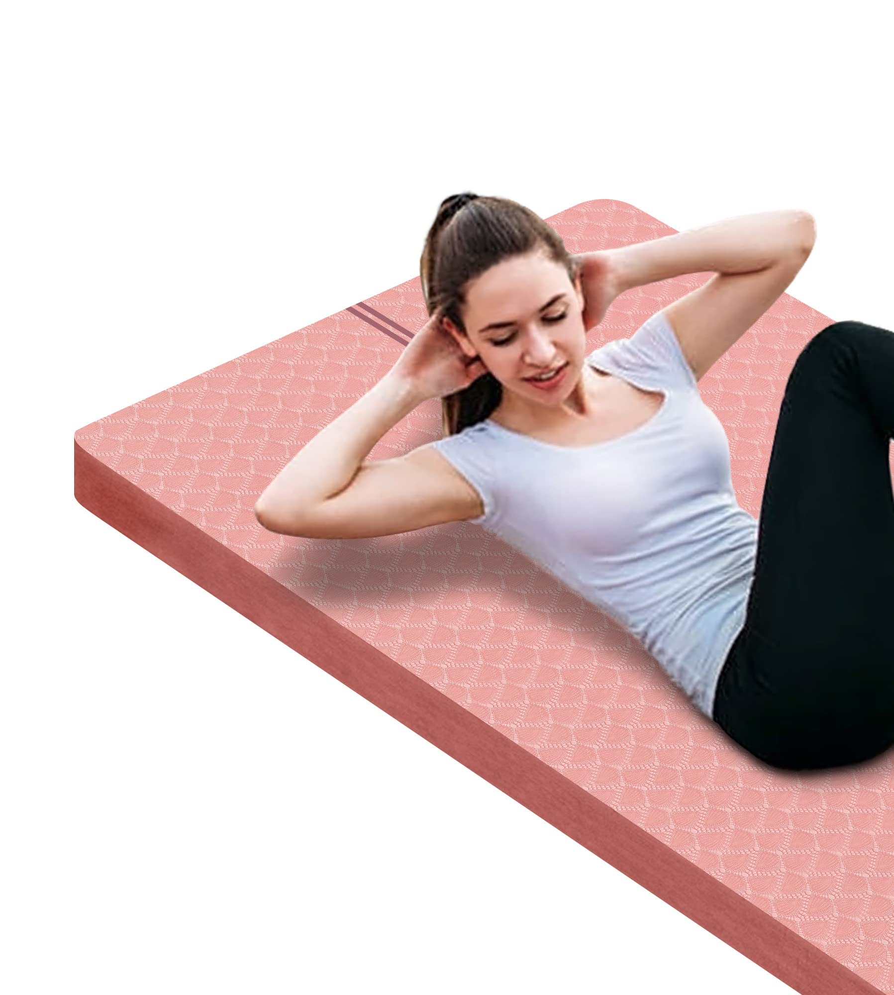Multi-Thick Large Non Slip Yoga Mat with Carry Bag