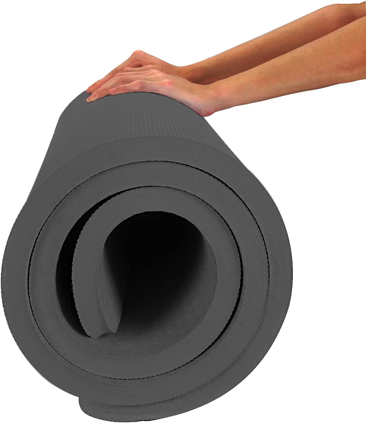 Large 4/5 Inch TPE Non Slip Yoga Mat