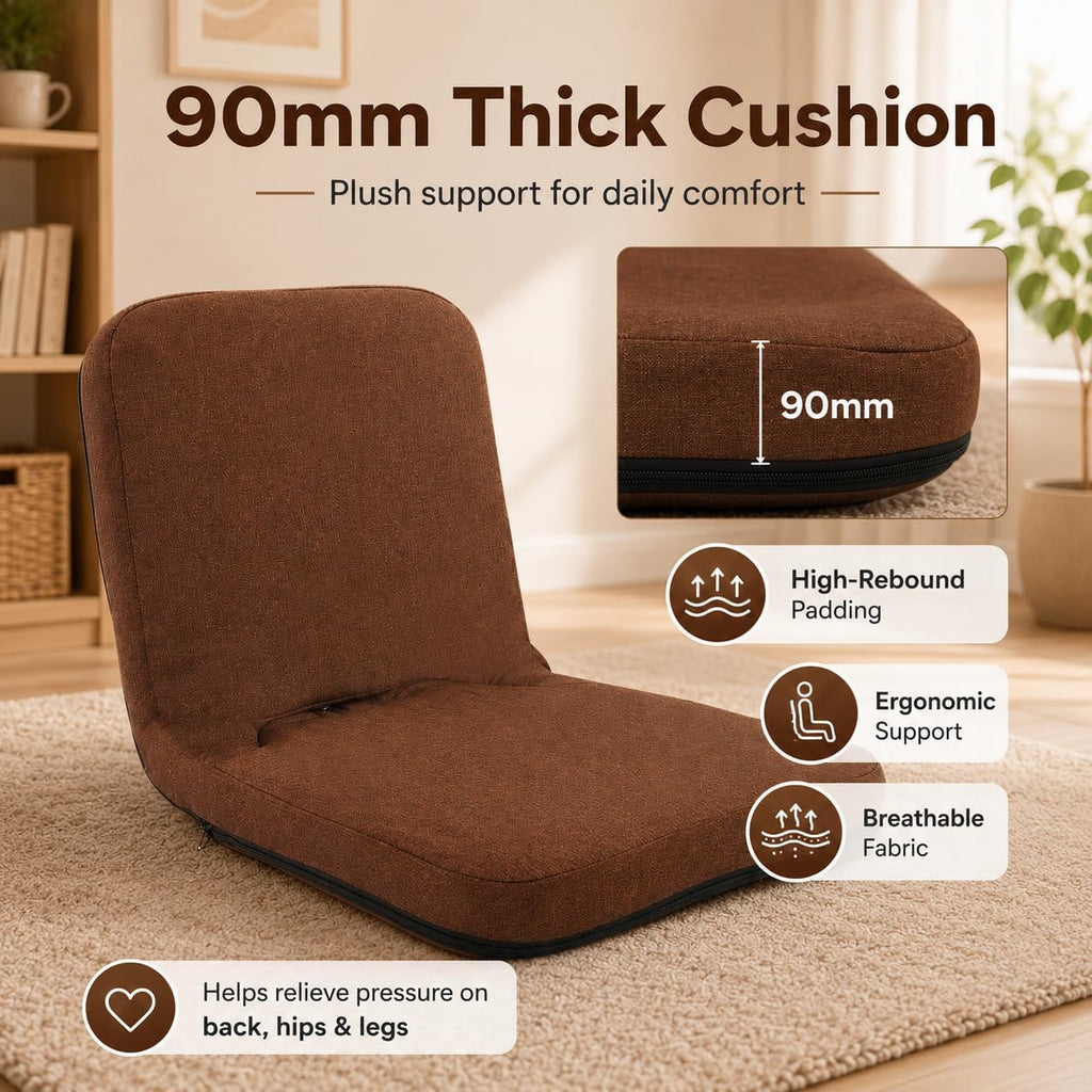Ergonomic Foldable Meditation Floor Chair