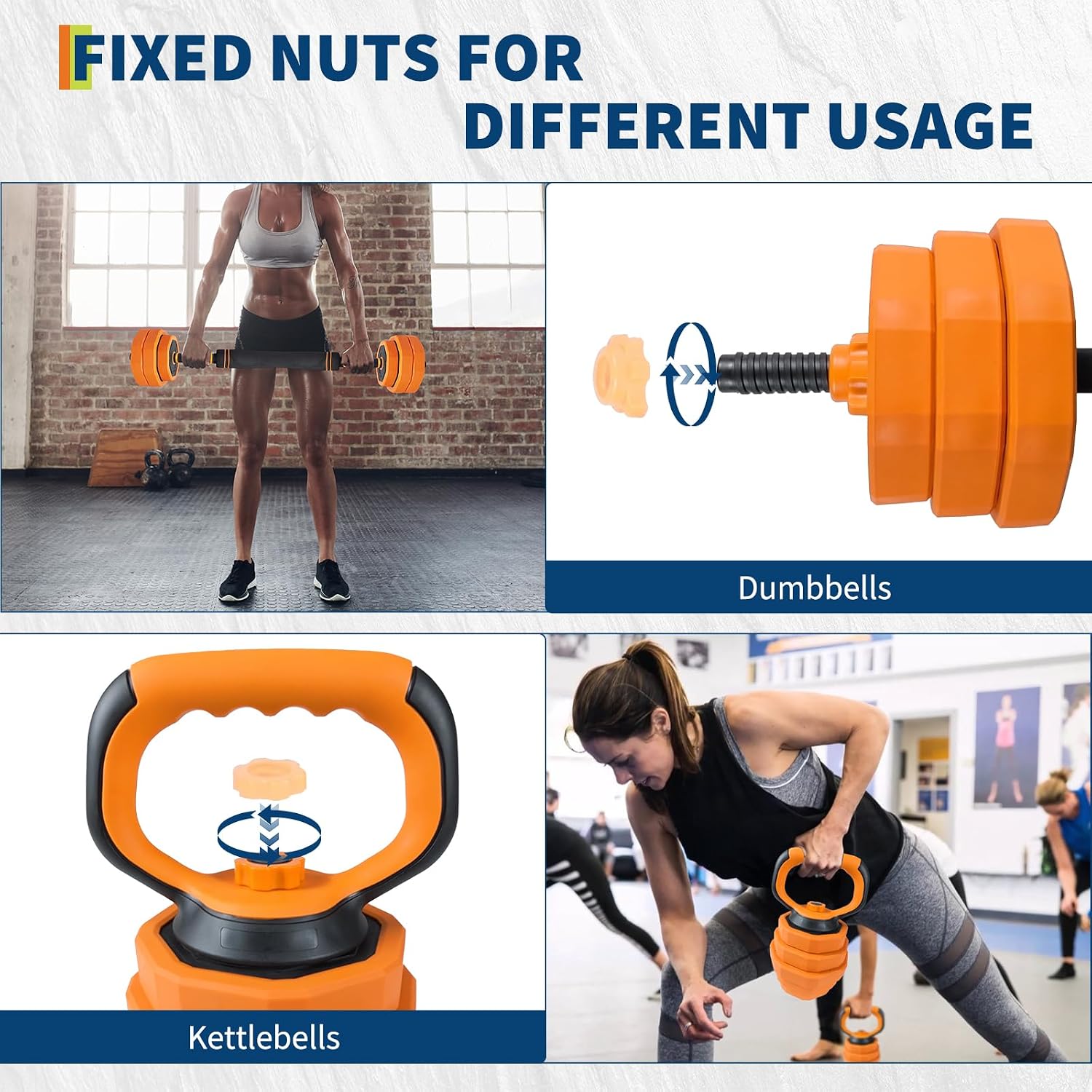 4-in-1 Adjustable Dumbbell Workout Set