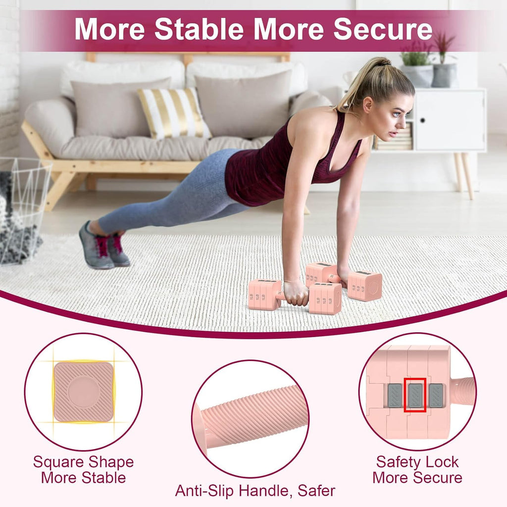 Multi-Level Adjustable Dumbbell Weight Set