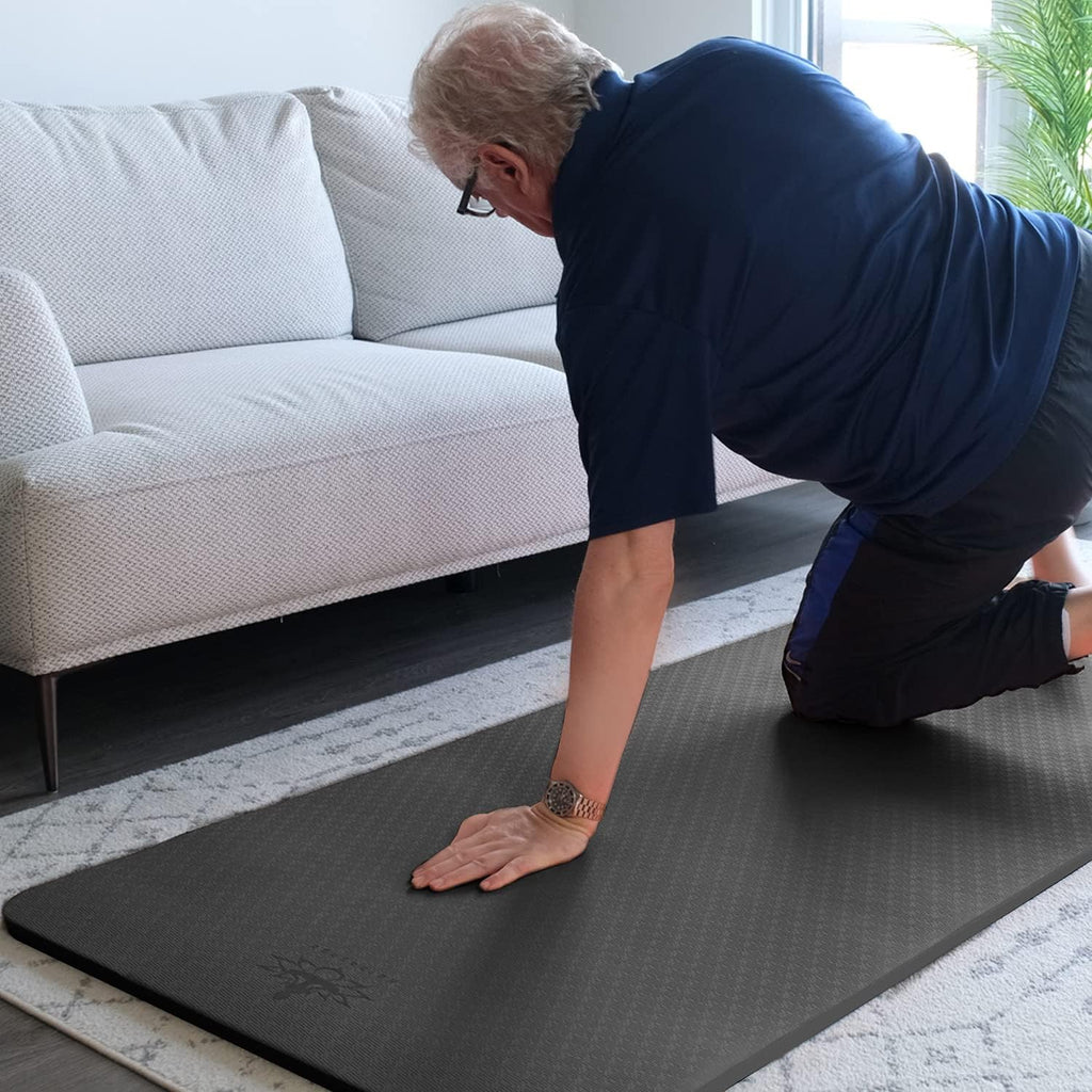 Large 4/5 Inch TPE Non Slip Yoga Mat