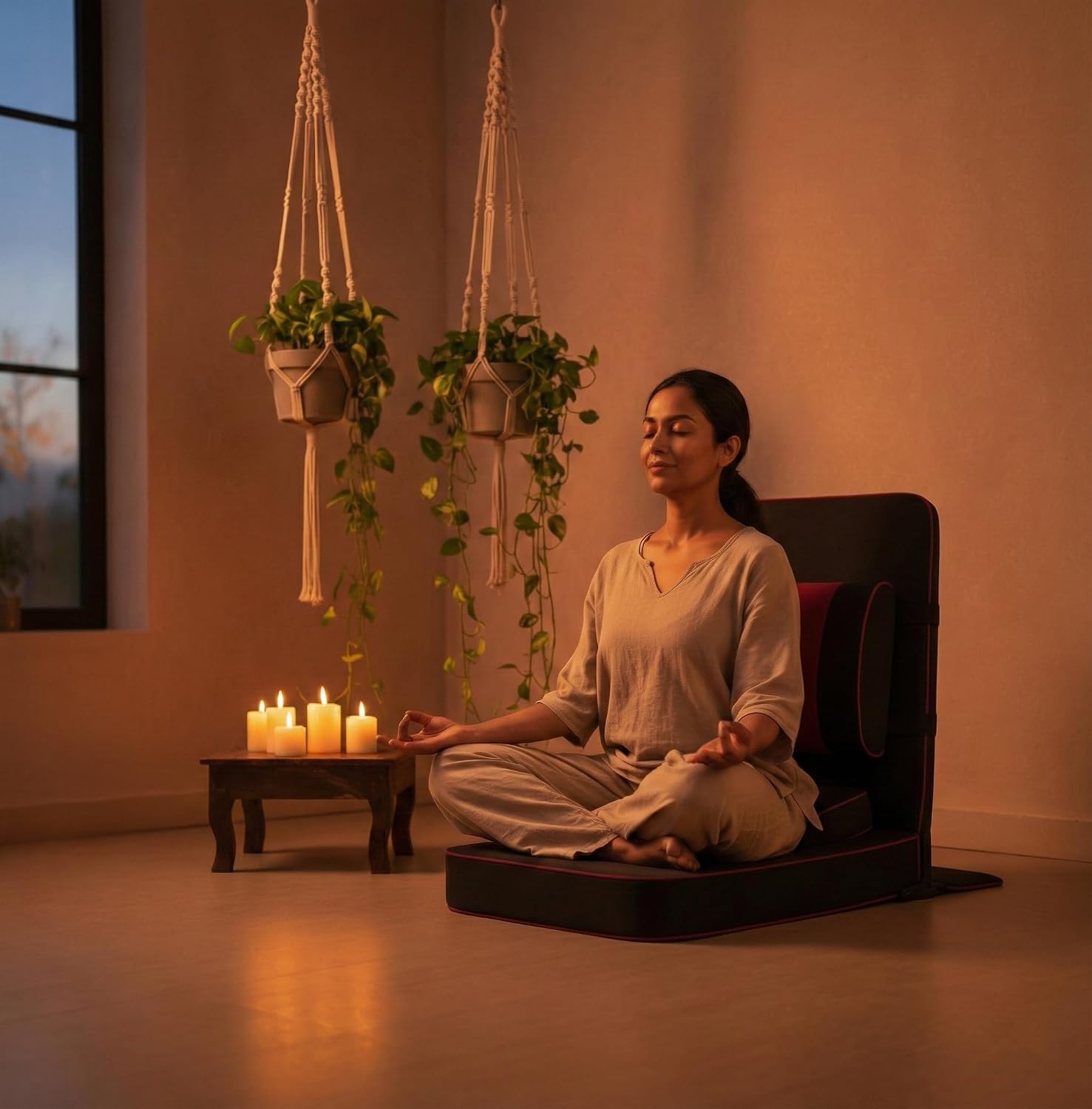 Extra Large Portable Folding Meditation Chair