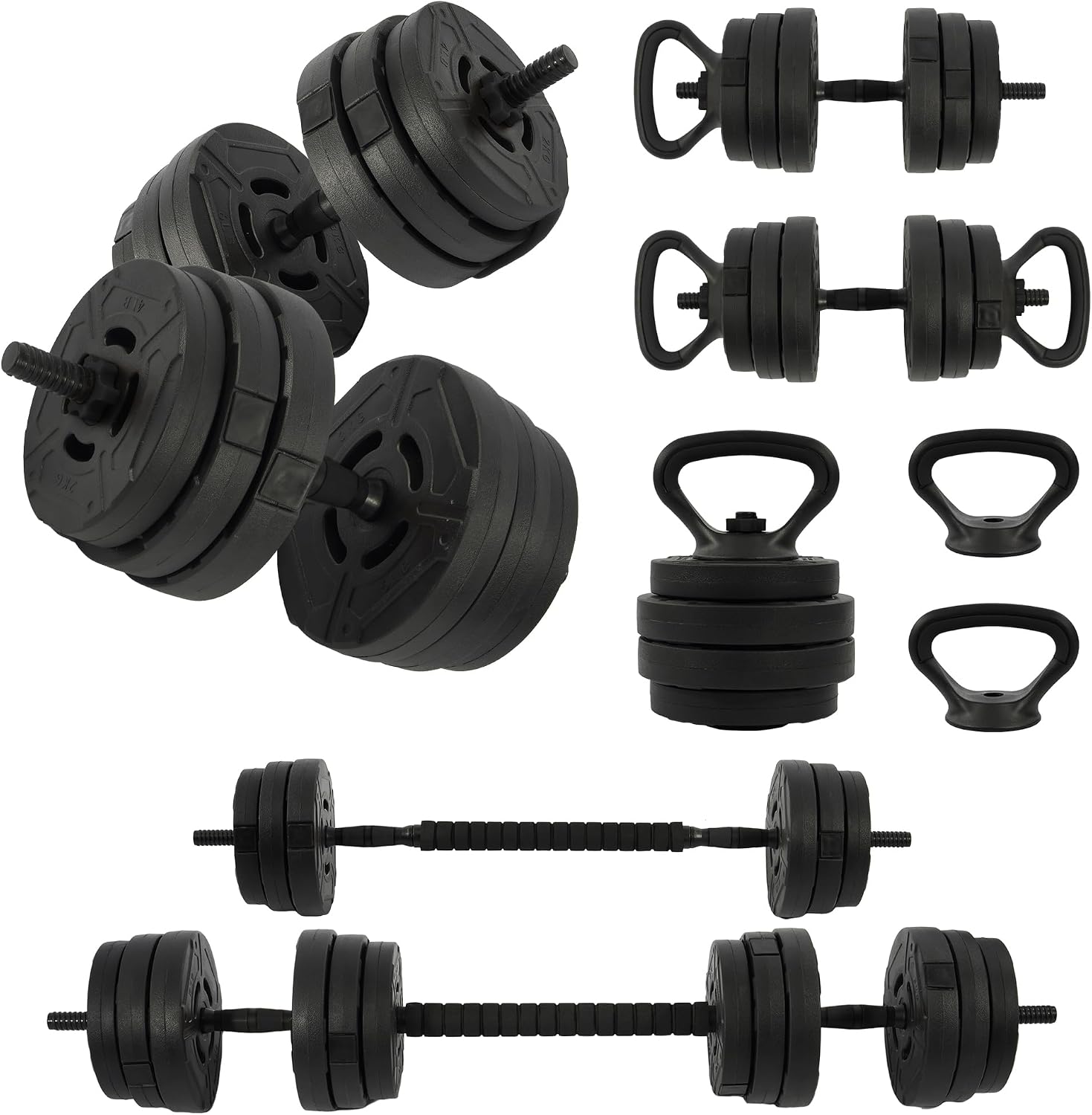 Multi-Functional Convertible Dumbbell Weight Set