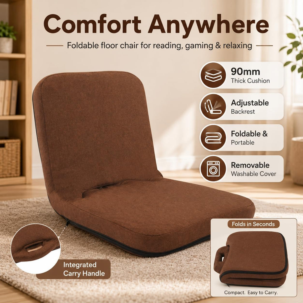 Ergonomic Foldable Meditation Floor Chair