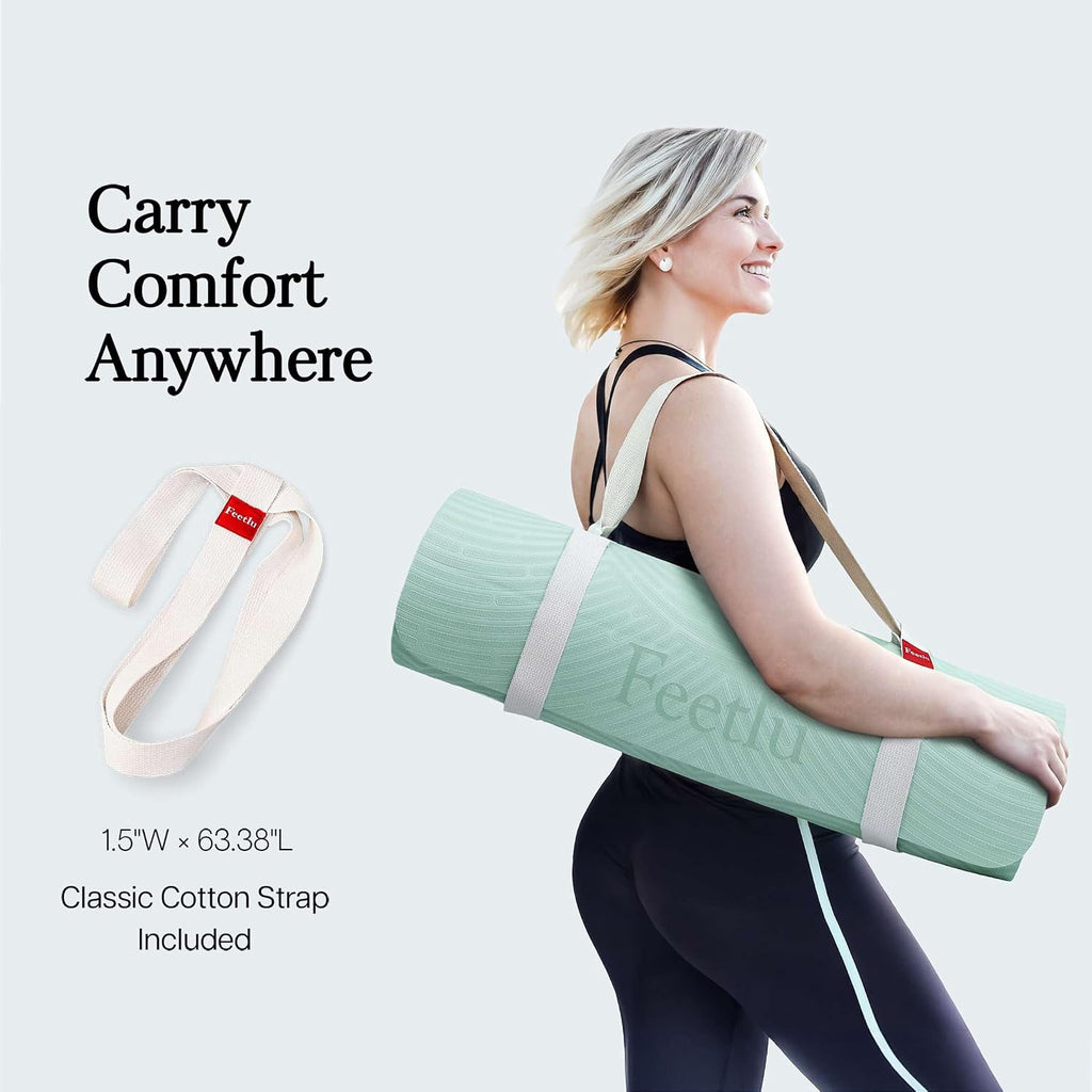 12mm Extra Thick Non Slip Fitness Yoga Mat