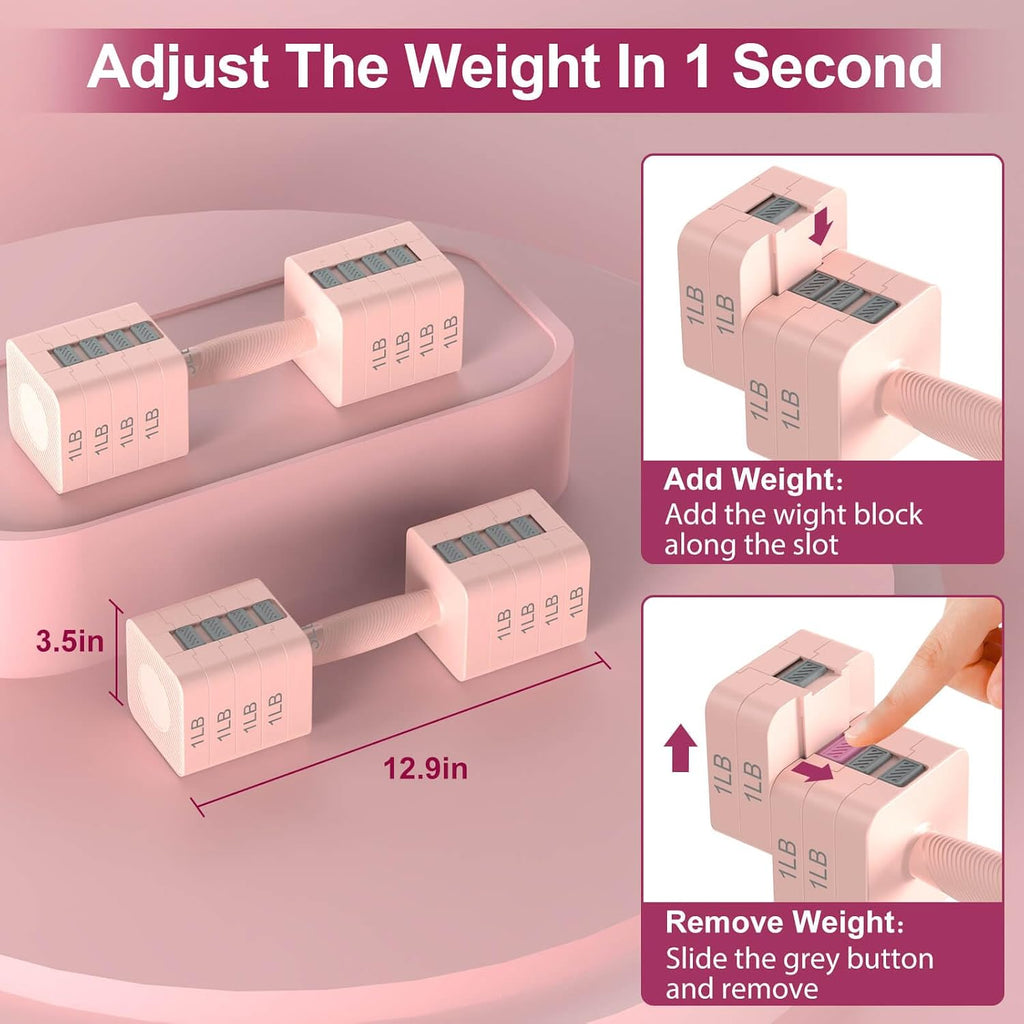 Multi-Level Adjustable Dumbbell Weight Set
