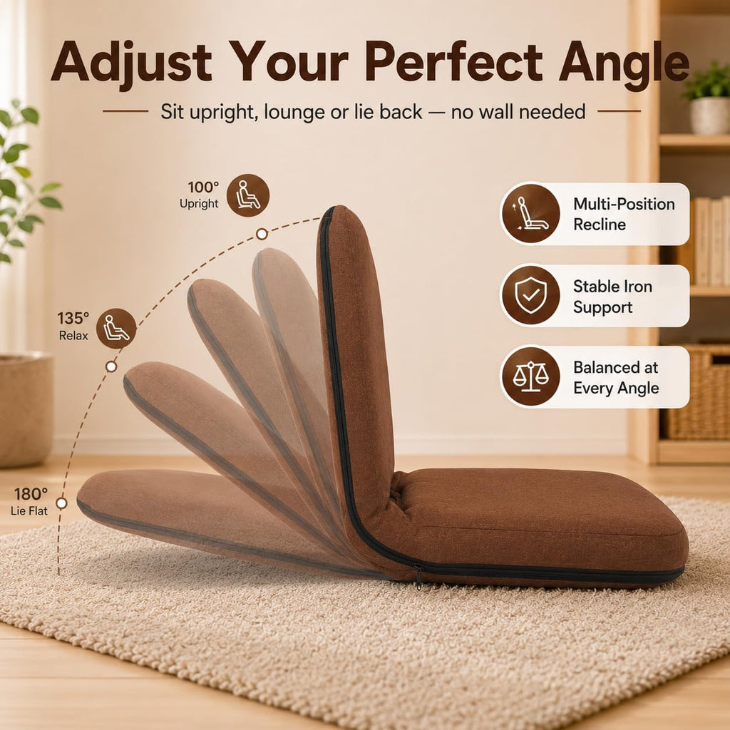 Ergonomic Foldable Meditation Floor Chair