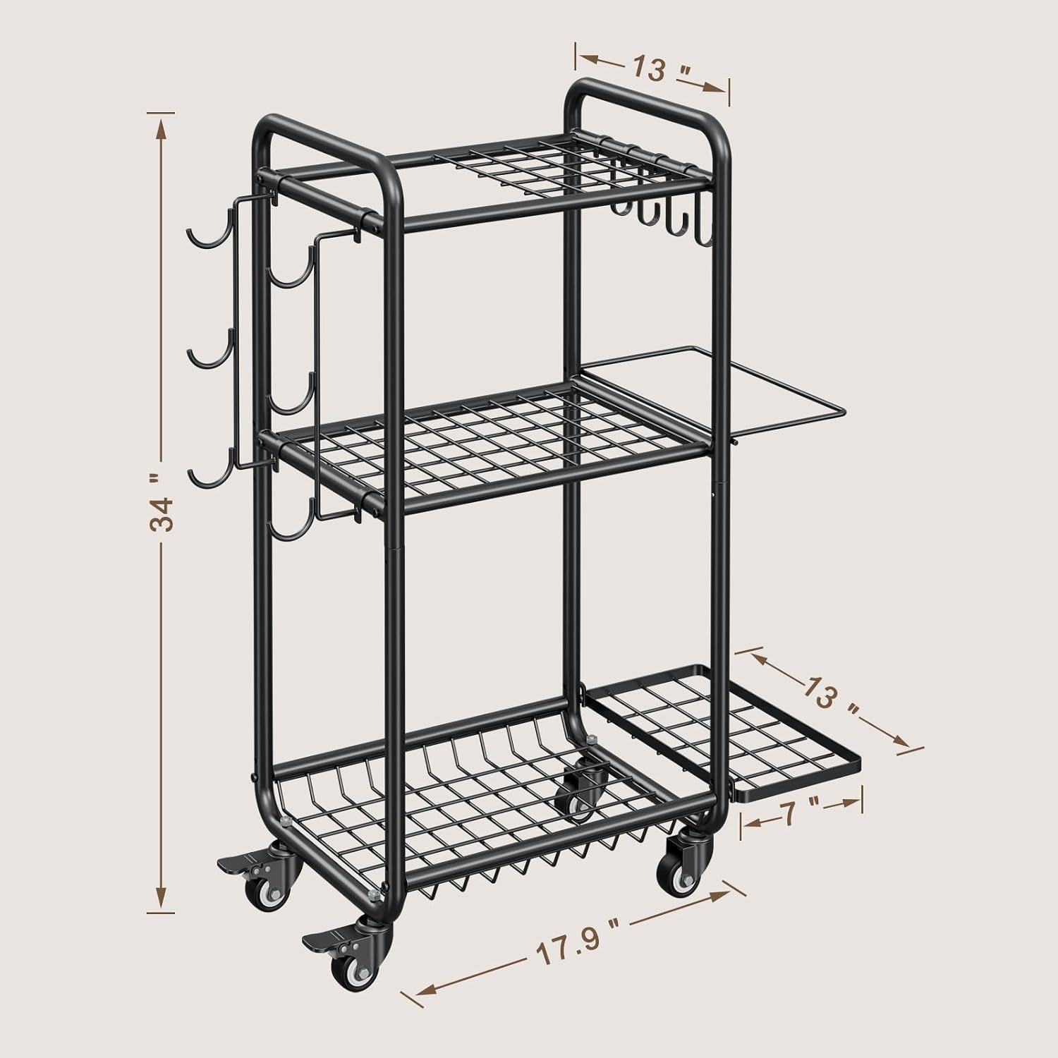 Multi-Functional Steel Gym Storage Rack