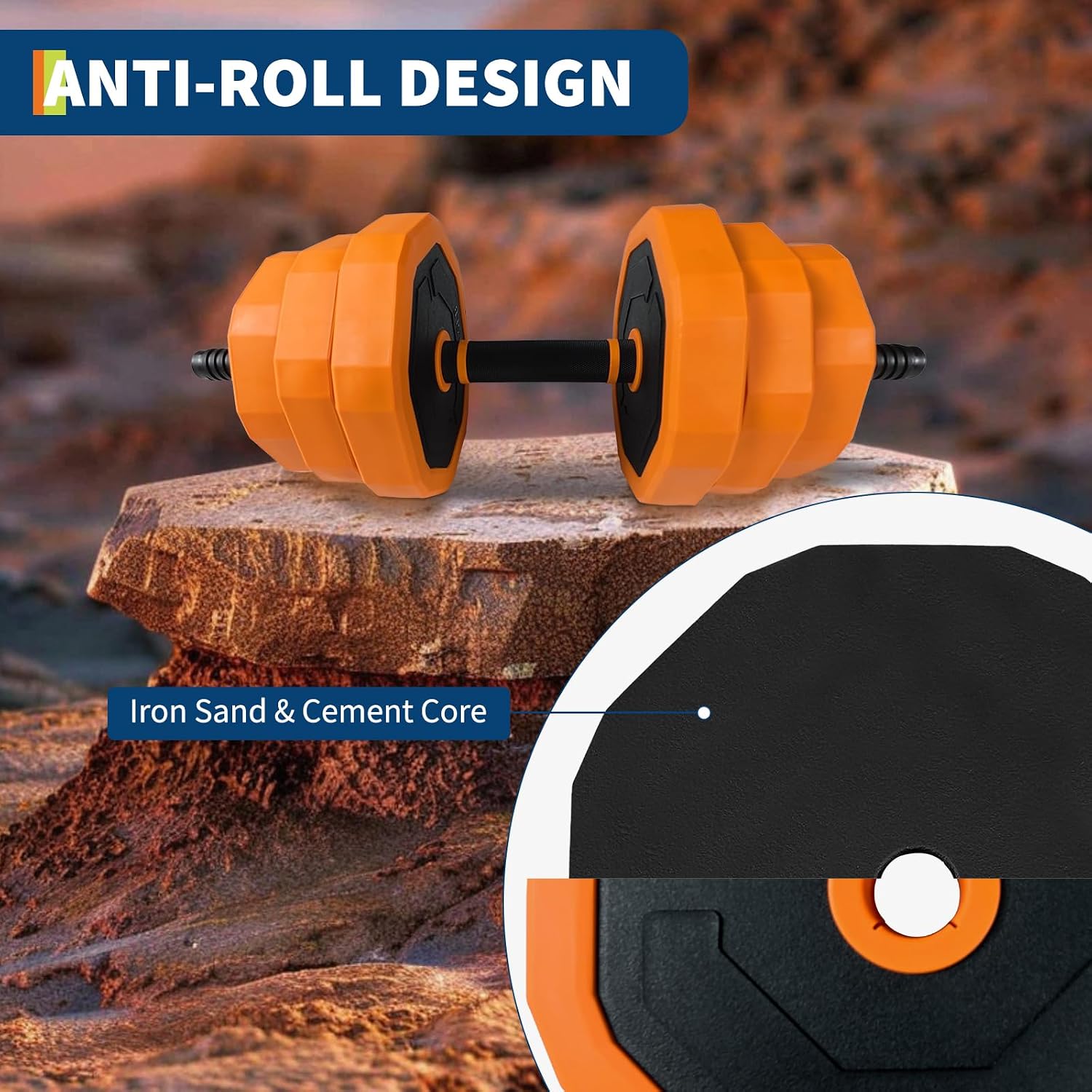 4-in-1 Adjustable Dumbbell Workout Set