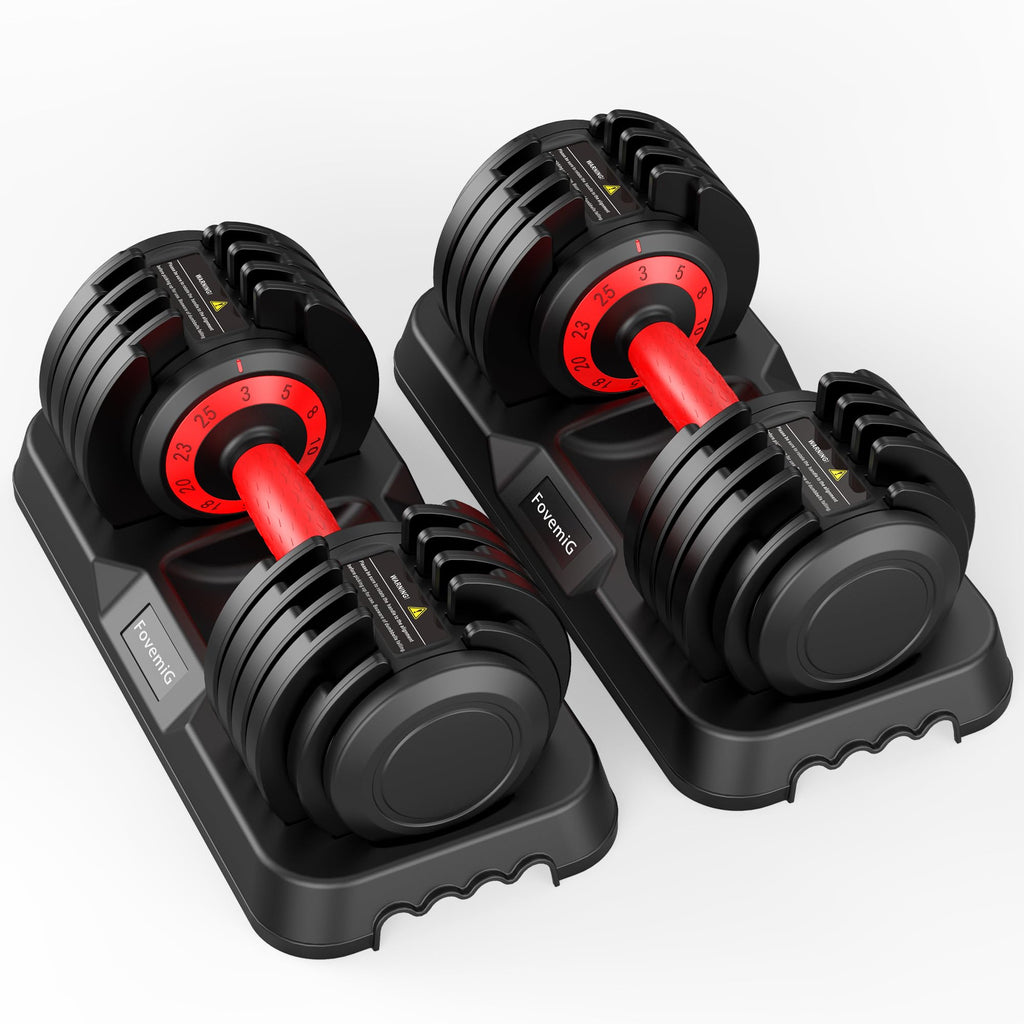 10-in-1 Anti-Slip Adjustable Dumbbell Set