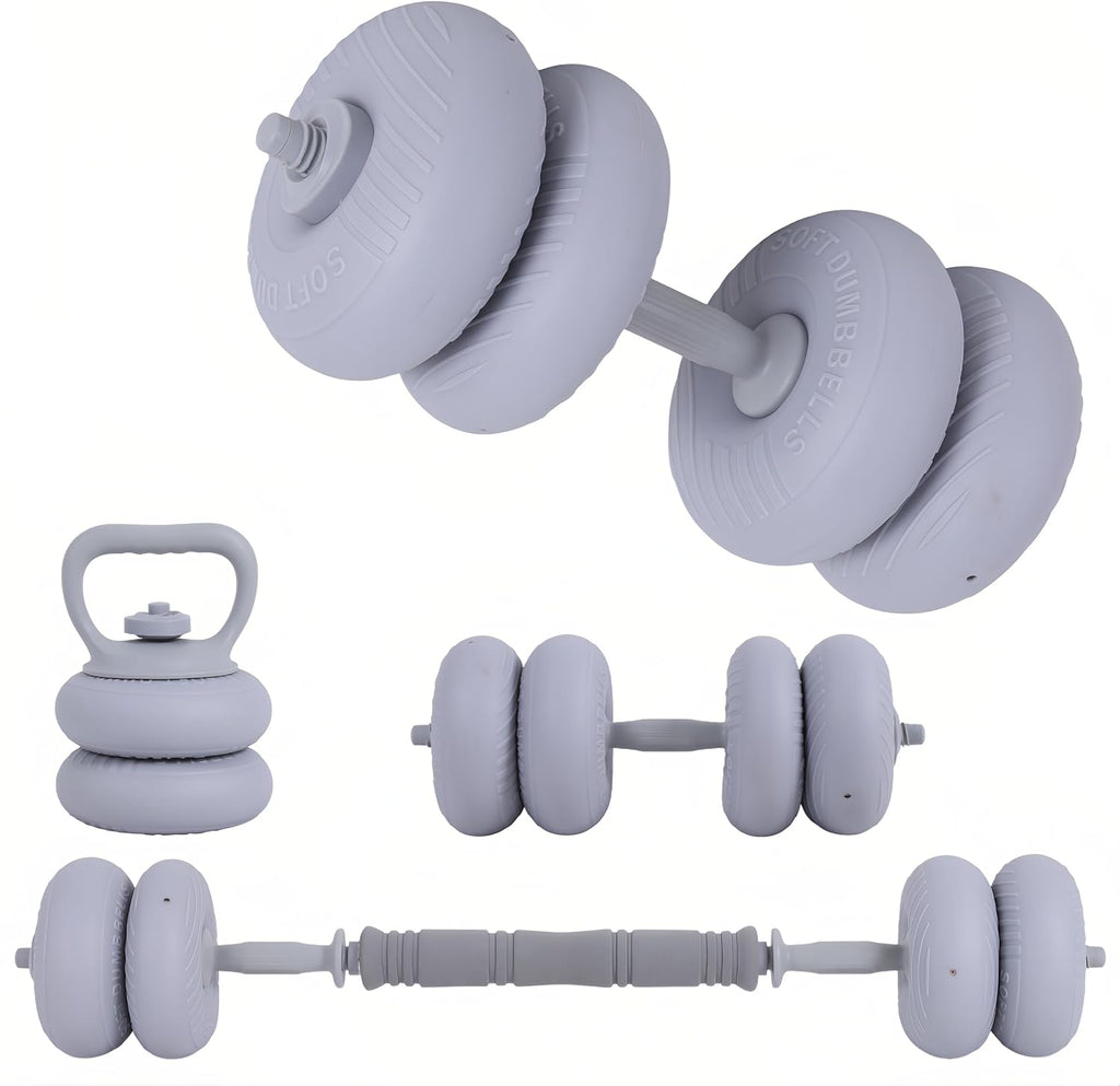3-in-1 Soft Shell Adjustable Dumbbell Set