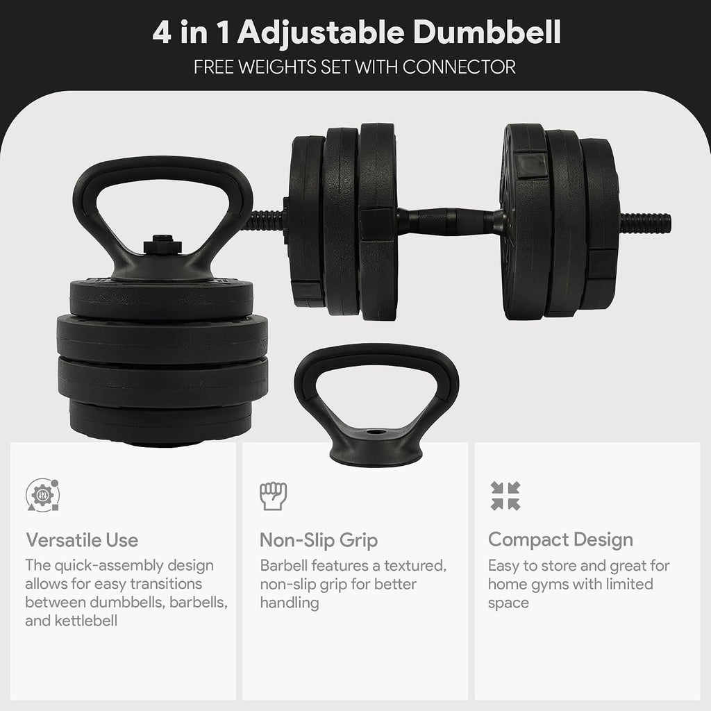Multi-Functional Convertible Dumbbell Weight Set