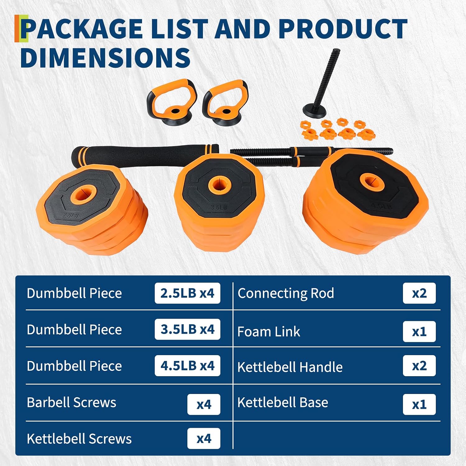 4-in-1 Adjustable Dumbbell Workout Set