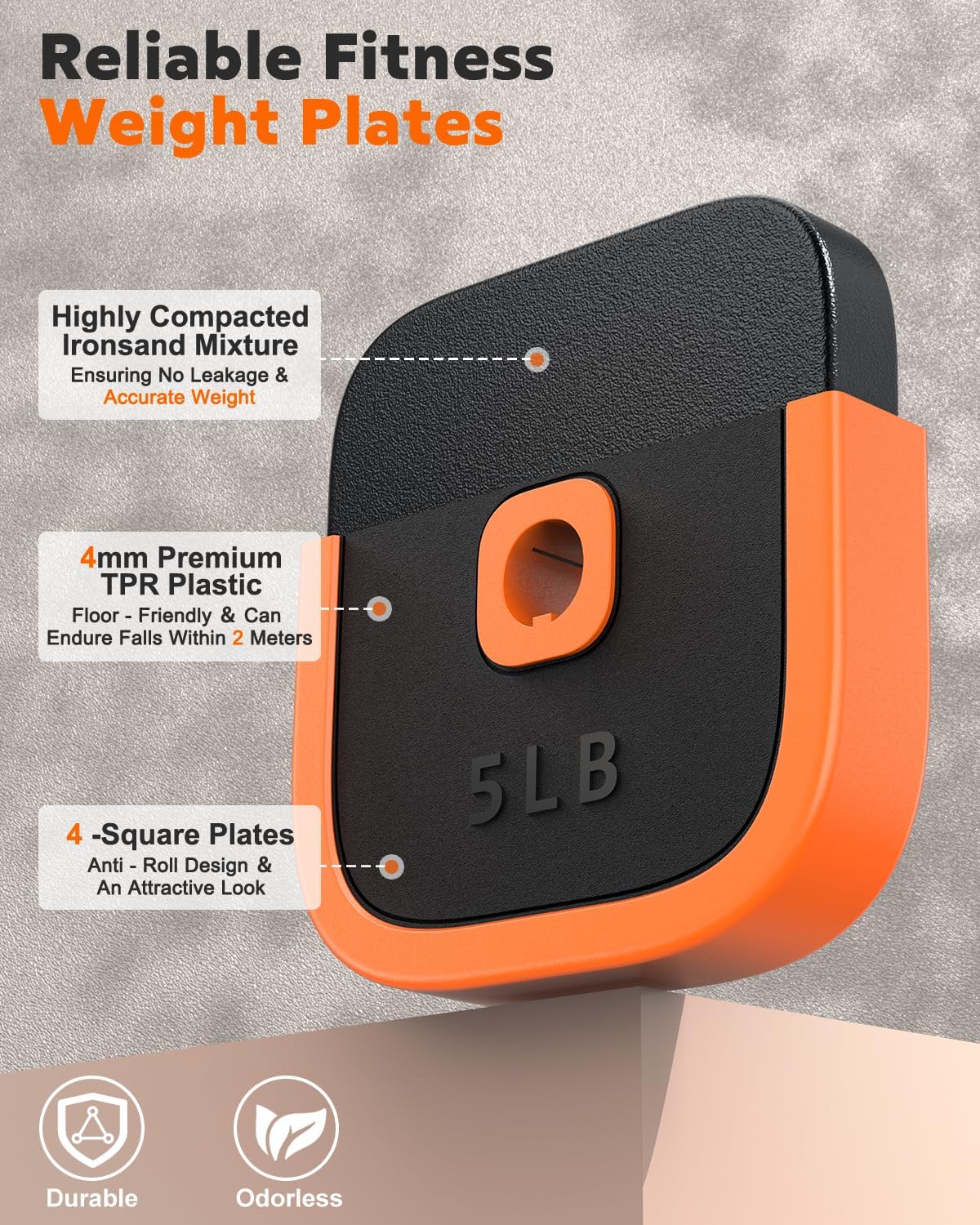 4-in-1 Adjustable Dumbbell Weight Set