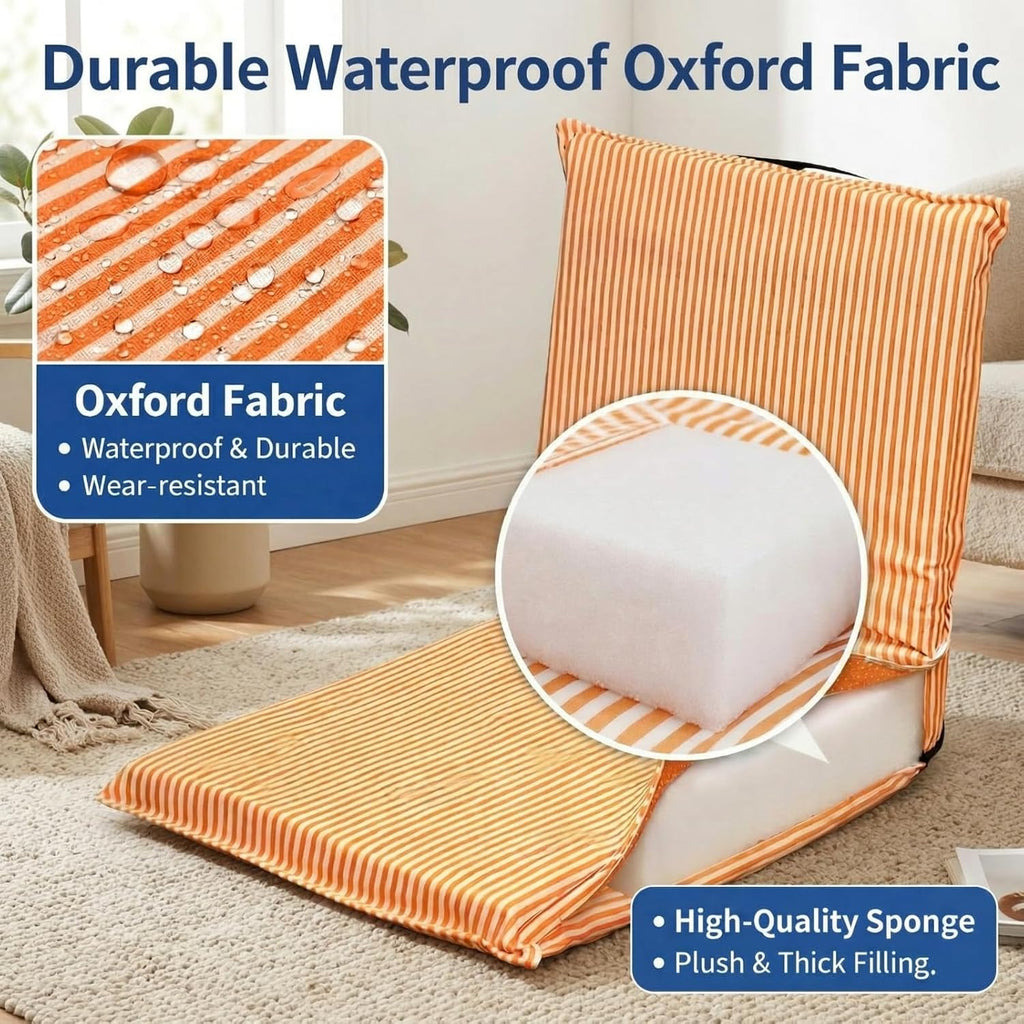 Adjustable Padded Foldable Meditation Floor Chair