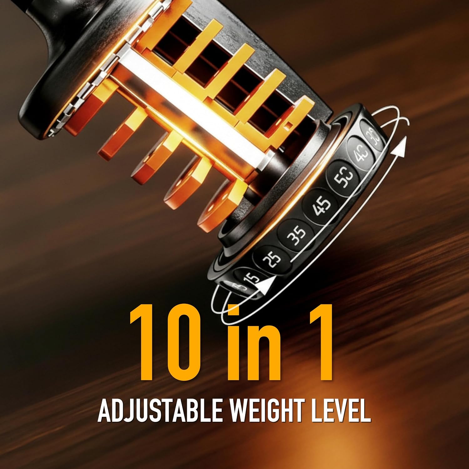 Quick Dial Adjustable Dumbbell Set with Storage Box