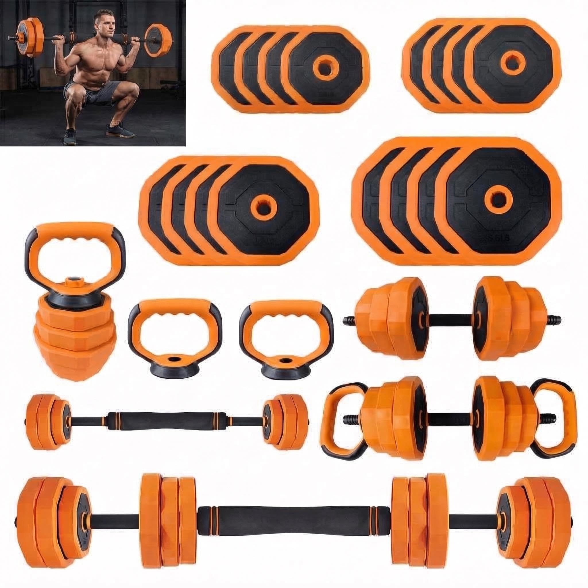 4-in-1 Adjustable Dumbbell Workout Set