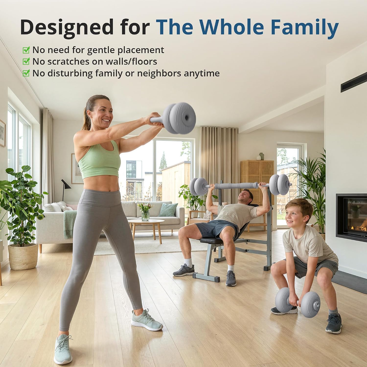 Multi-Function Soft Shell Adjustable Dumbbell Set