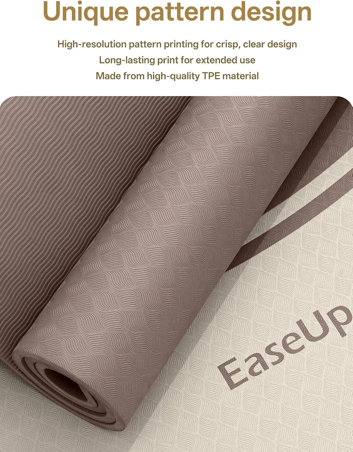 10MM Extra Wide Long TPE Yoga Mat With Strap