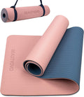 Double-Sided TPE Extra Thick Yoga Mat With Strap